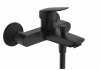 Hansgrohe Logis Jednouchwytowa bateria wannowa z 2 zakresami przepływu, natynkowa czarny mat 71401670